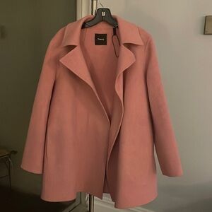 Gorgeous Theory New Divide Luxe Pink coat S
